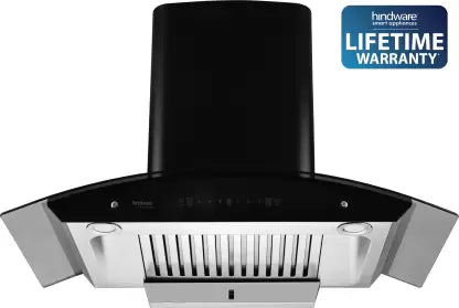 Hindware NEVIO PLUS BLACK 90 Auto Clean Wall Mounted Chimney (Black 1400 CMH)(OPEN BOX) Hindware NEVIO PLUS BLACK 90 Auto Clean Wall Mounted Chimney (Black 1400 CMH)(OPEN BOX)